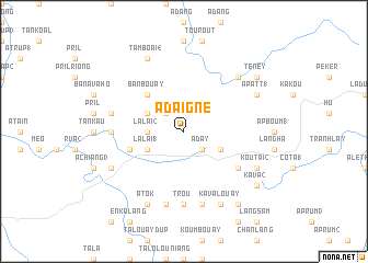 map of A Daigne