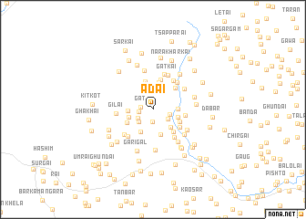 map of Adai