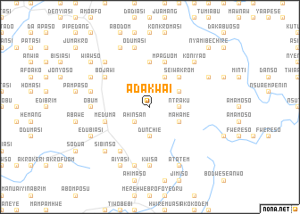 map of Adakwai