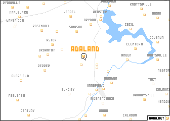 map of Adaland