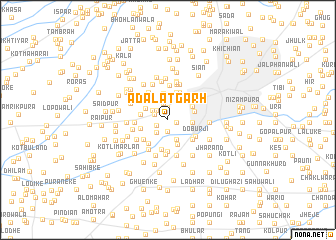 map of Adālatgarh