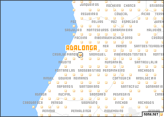 map of A da Longa