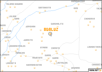 map of Adaluz
