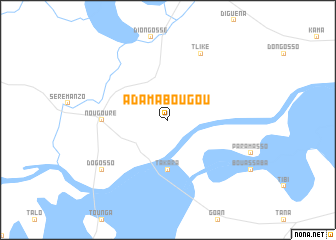 map of Adamabougou