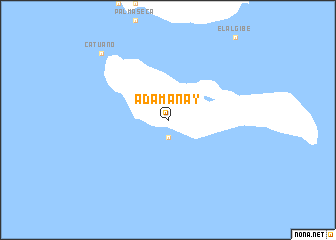 map of Adamanay