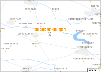 map of Adaman Chalgan