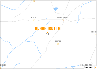 map of Adamankottai