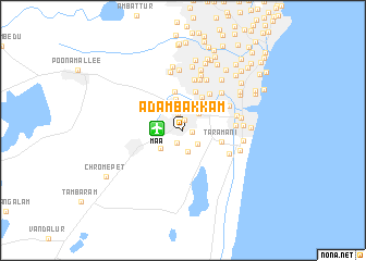 map of Adambakkam