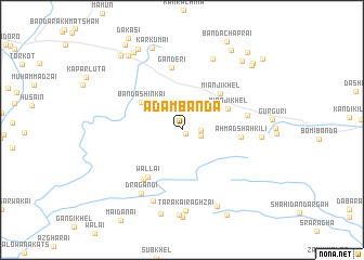 map of Adam Bānda