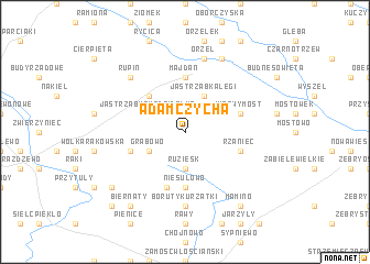 map of Adamczycha