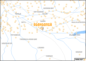 map of Ādam Donga