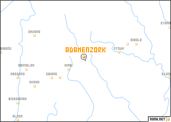 map of Adamenzork