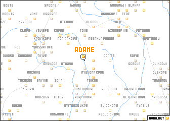map of Adamé