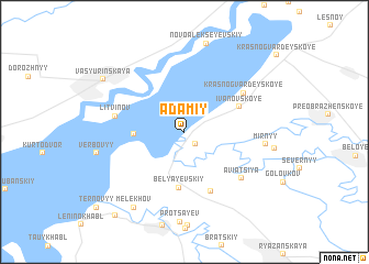 map of Adamiy