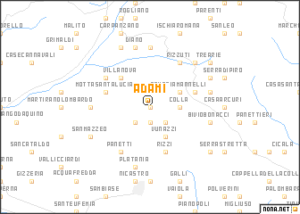 map of Adami