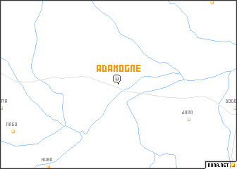 map of Adamogne