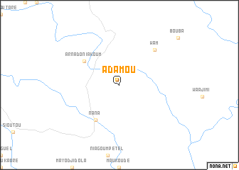 map of Adamou