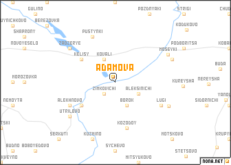 map of Adamova