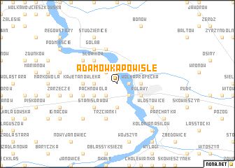 map of Adamówka Powiśle