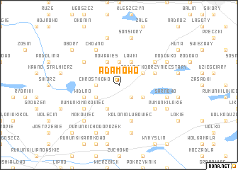 map of Adamowo