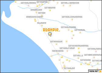 map of Ādam Pīr