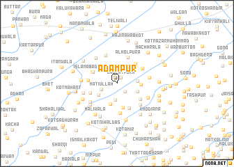 map of Ādampur