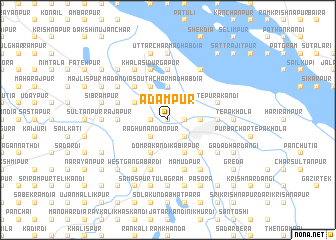 map of Ādampur