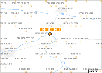 map of Adamshöhe