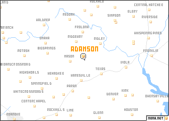 map of Adamson