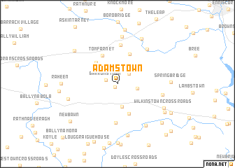 map of Adamstown