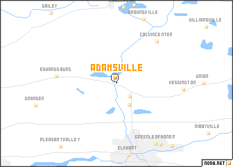 map of Adamsville