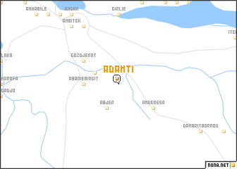 map of Adamti