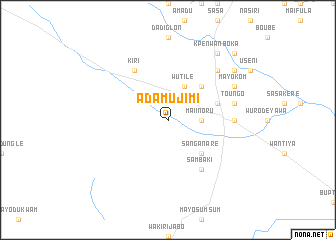 map of Adamu Jimi