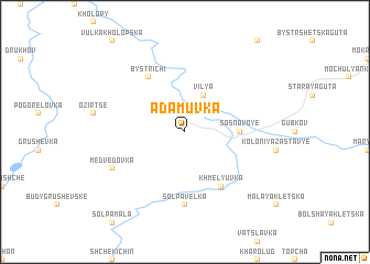 map of Adamuvka
