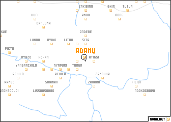 map of Adamu