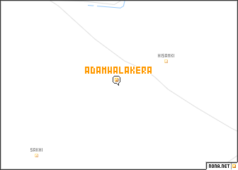 map of Adamwāla Kera