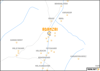 map of Adamzai