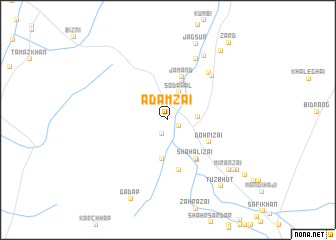 map of Ādamzai