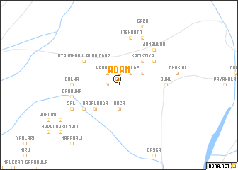 map of Adam