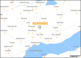 map of Adanabas