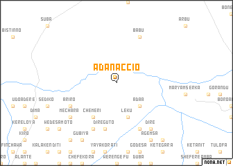 map of Adanaccio