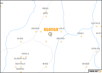 map of Ada Nda
