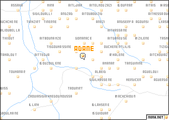 map of Adane