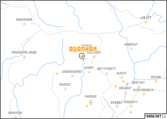map of Adanham