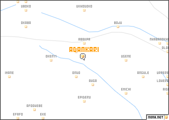 map of Adankari