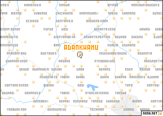 map of Adankwamu