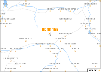 map of Adannes