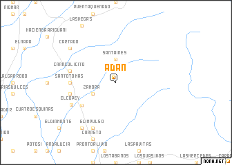 map of Adán