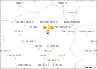 map of Adaou