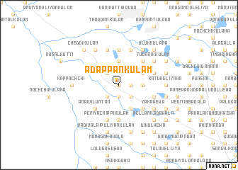 map of Adappankulam